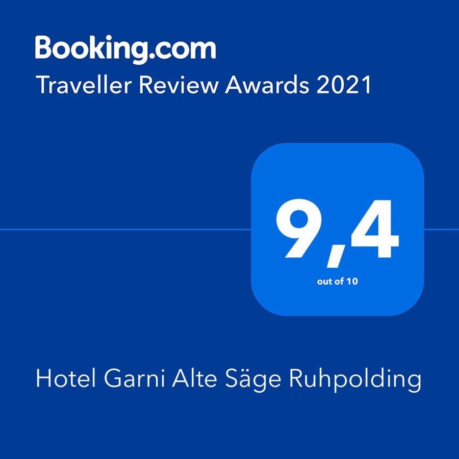 Hotel Garni Alte Sage Рупольдинг Экстерьер фото