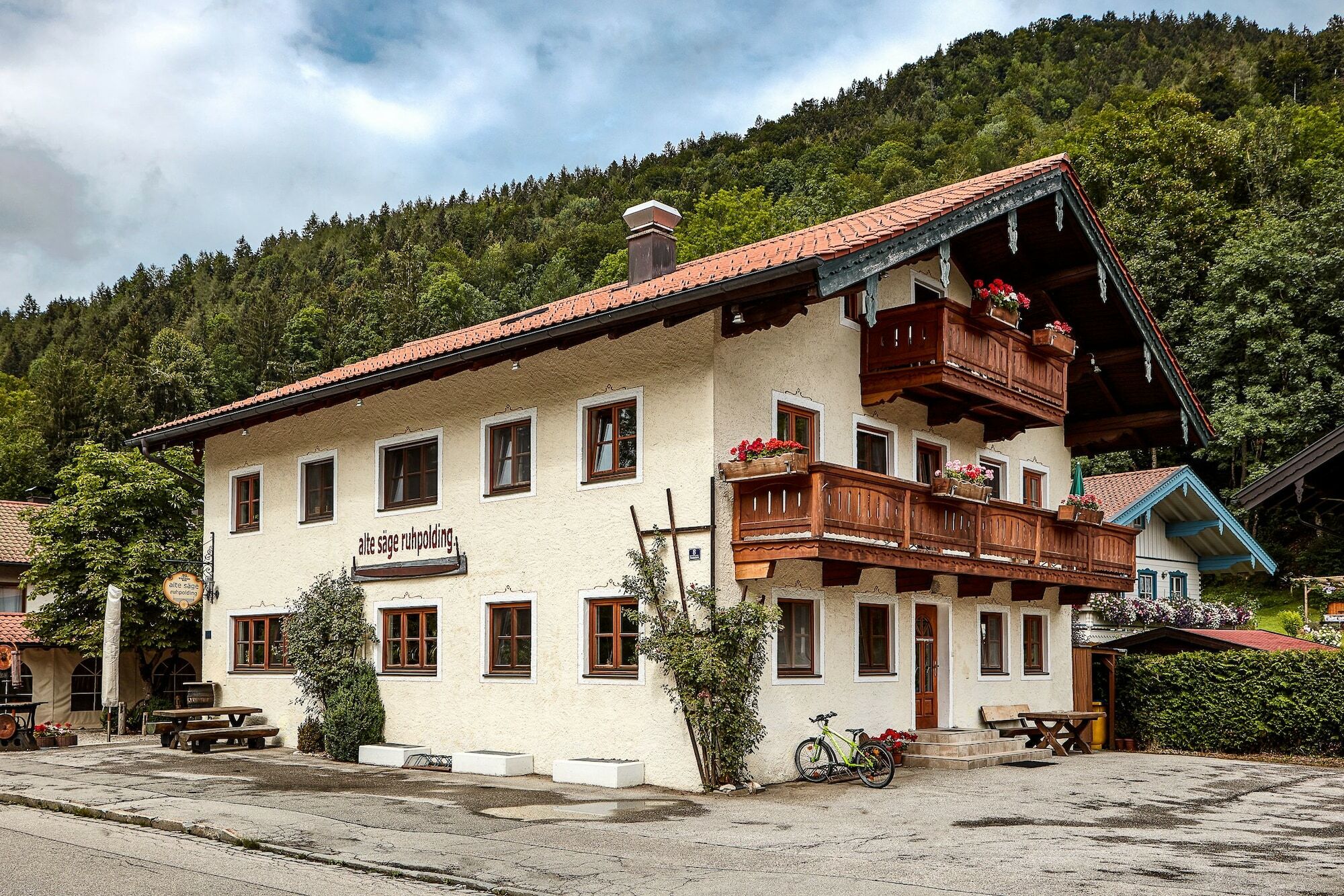 Hotel Garni Alte Saege Рупольдинг Экстерьер фото